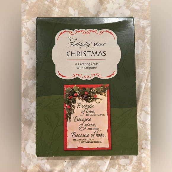 Faithfull the Brand Christmas Greeting Cards - Green and Red - Picture 1 of 1